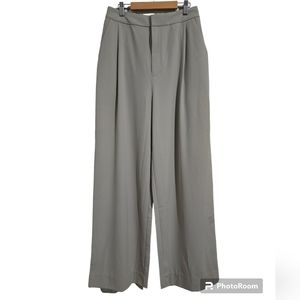 EUC Modern Citizen Pleated Wide Leg Trouser Stone size M